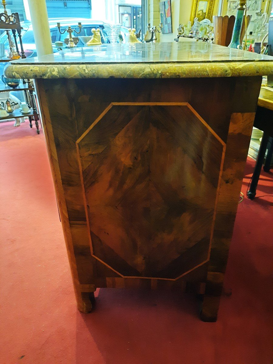 Regency Period Marquetry Commode (18th Century)-photo-1