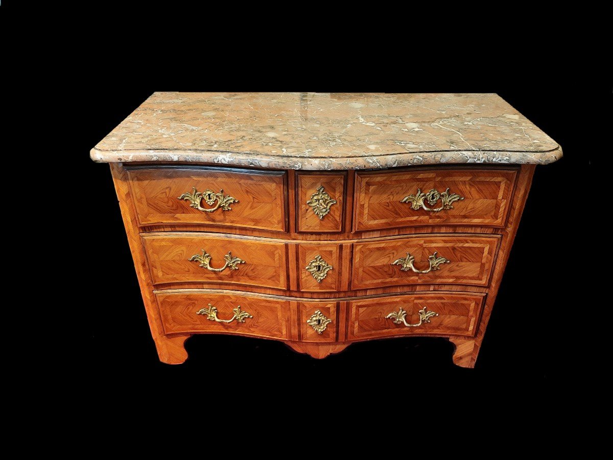 Regency Period Marquetry Commode (18th Century)