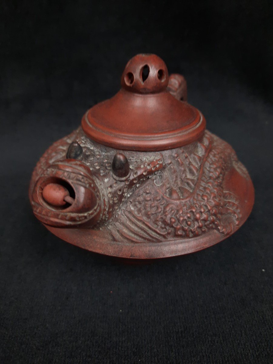 Terracotta Teapot - China 19th Century-photo-3