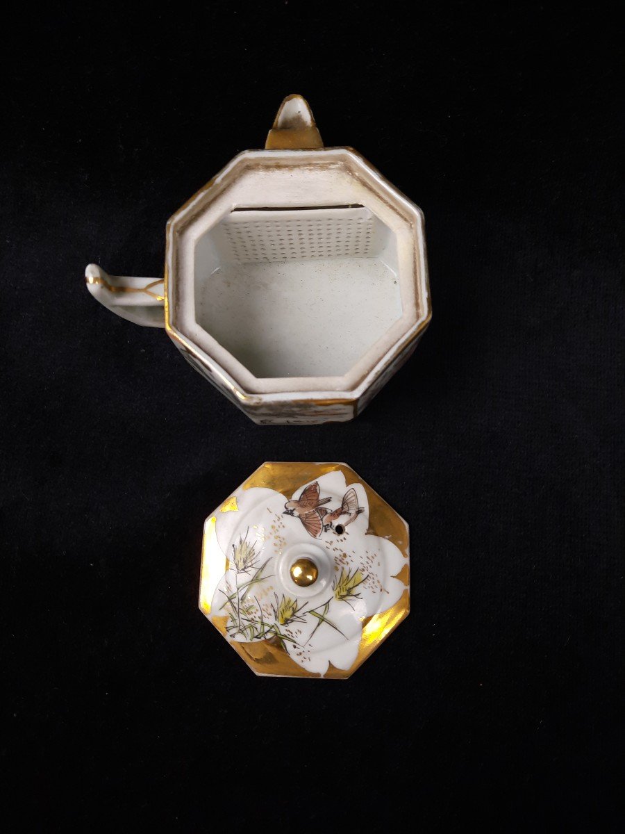Petite Théière En Porcelaine Japon XIXe Siècle-photo-3
