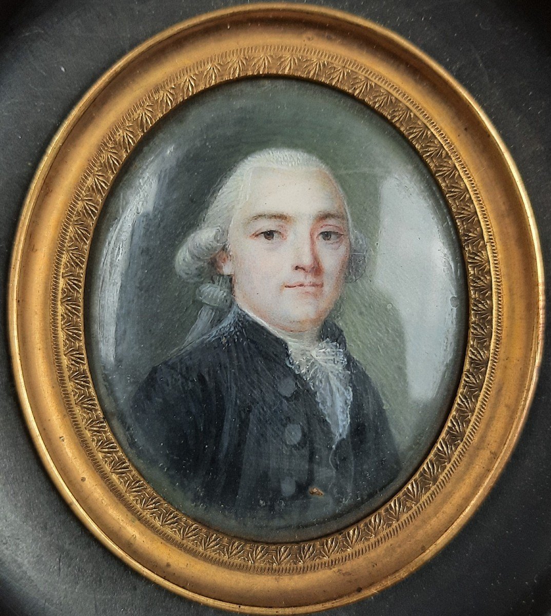 Miniature - Portrait d'Un Homme - XIXe Siècle