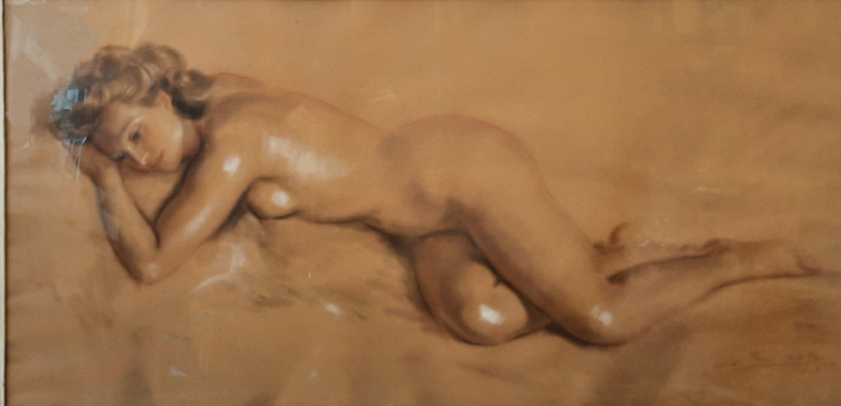 Albert Genta (1901-1989) - Dessin Sur Papier - Femme