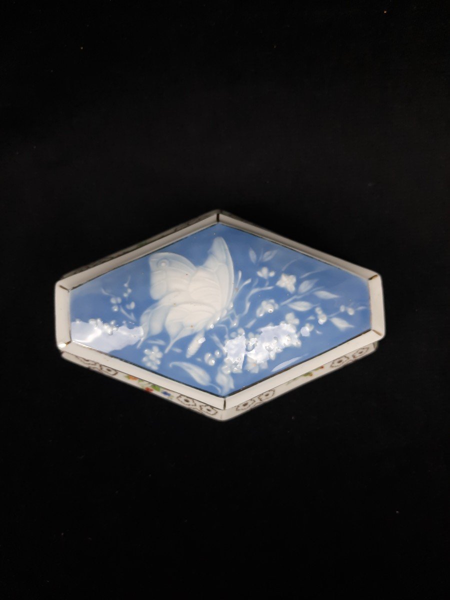 Limoges Porcelain Box (20th Century)-photo-2