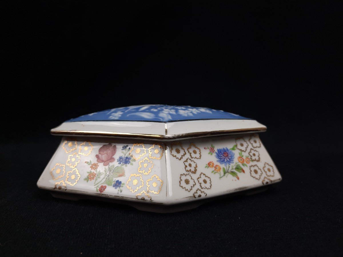 Limoges Porcelain Box (20th Century)-photo-3