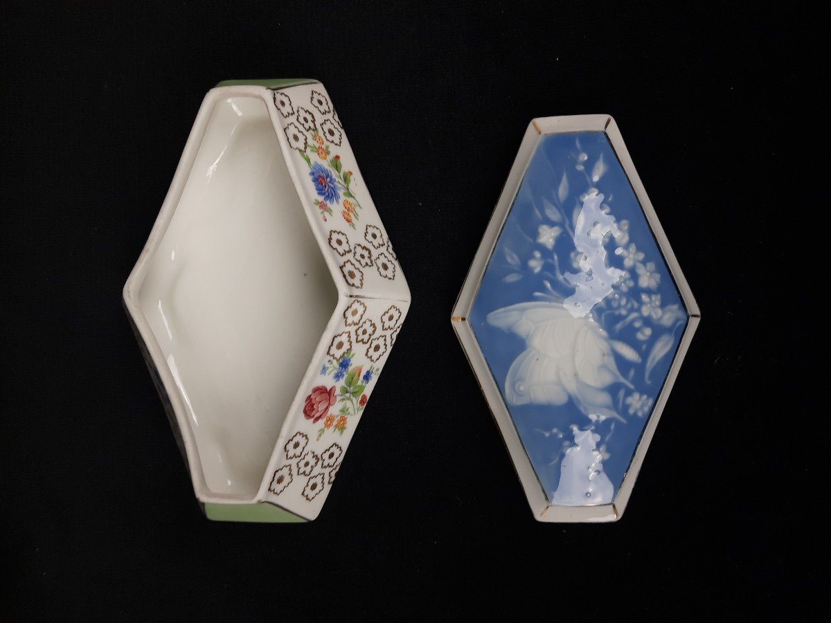 Limoges Porcelain Box (20th Century)-photo-4