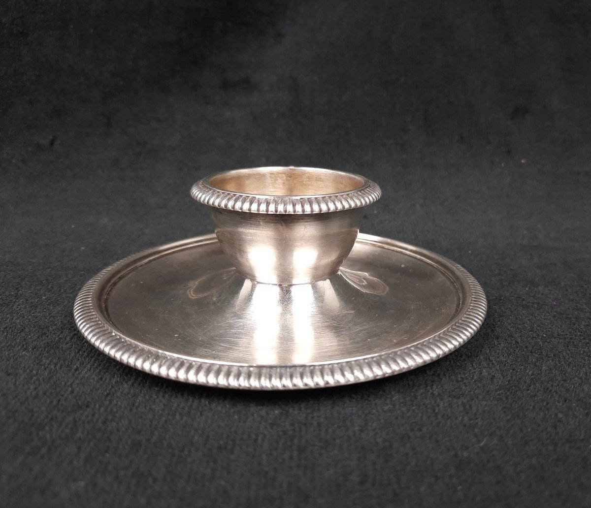 Egg Cup In Solid Silver (20th Century)
