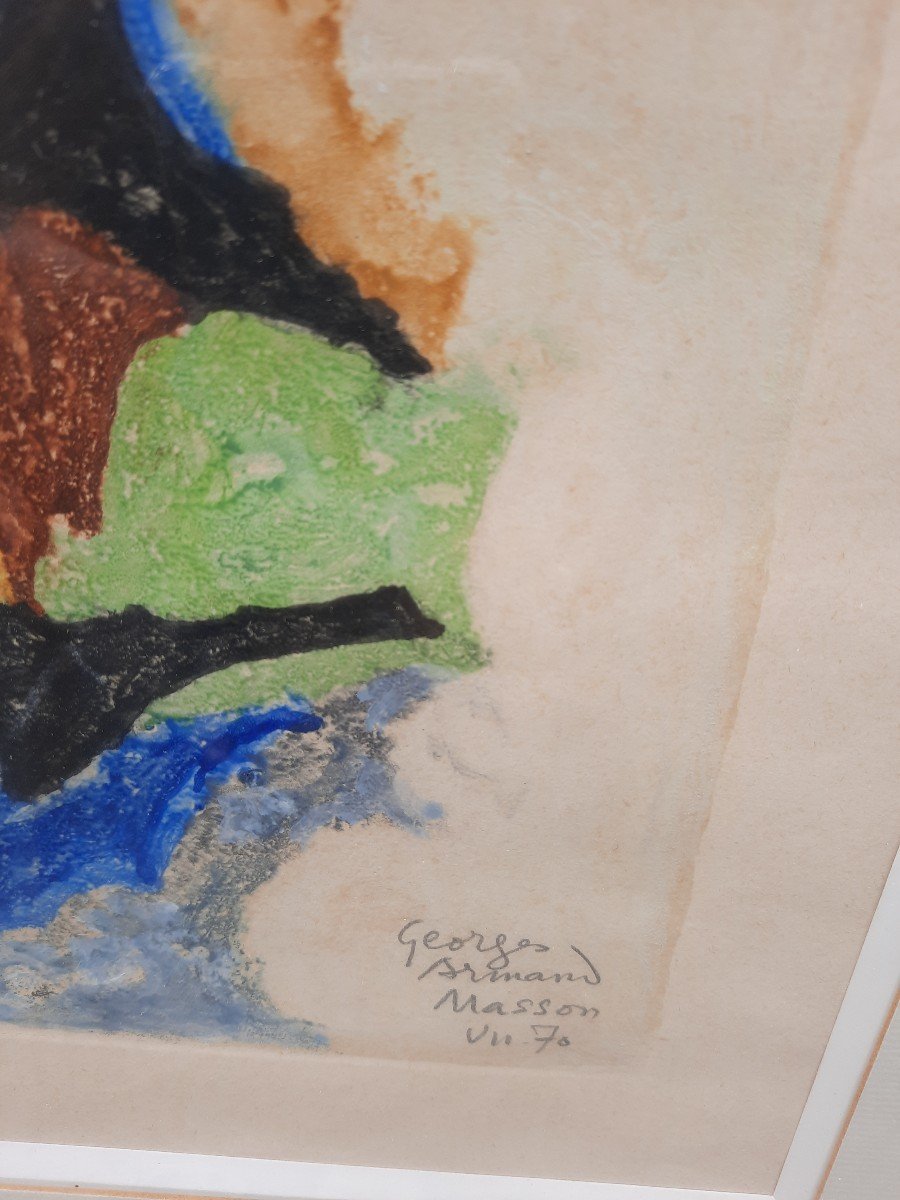 Georges Armand Masson (1892-1977) - Drawing On Paper-photo-3