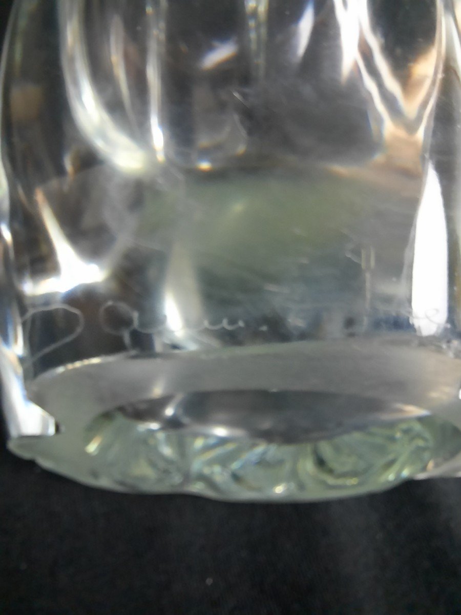 Large Daum Crystal Vase -photo-4