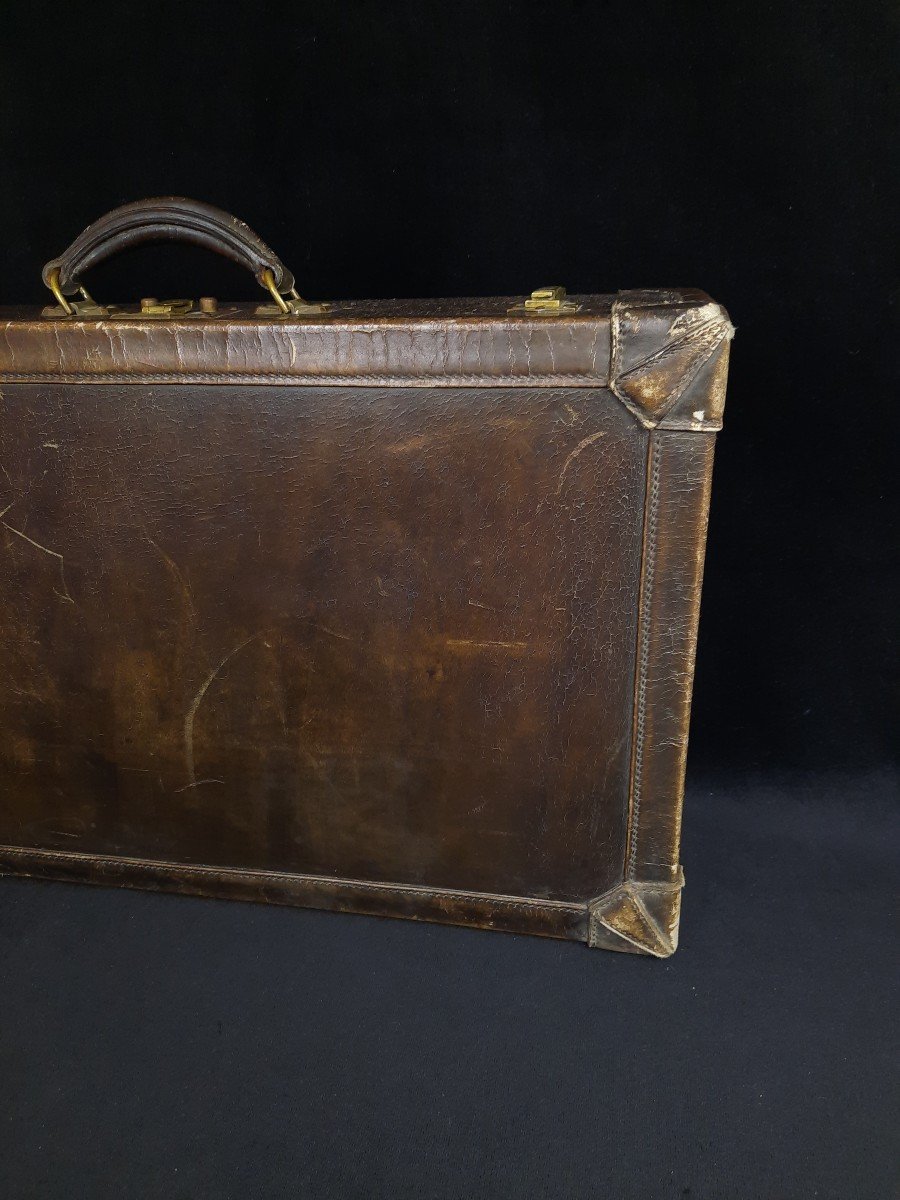Hermès Leather Suitcase -photo-3