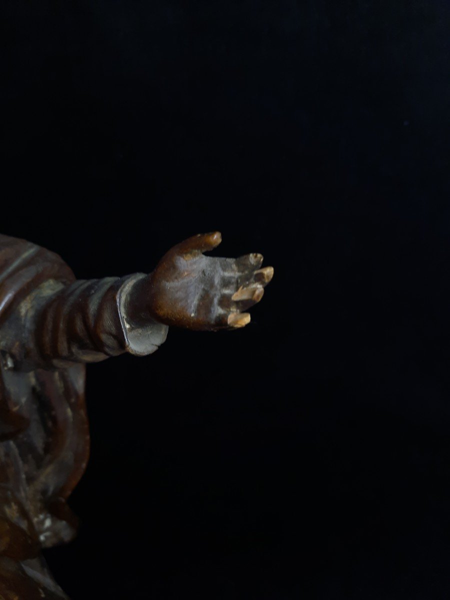 Wooden Statue Of Saint John The Baptist (18th Century)-photo-1
