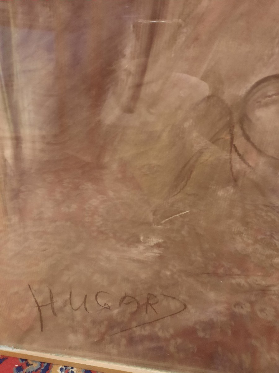 Audrey Hugard - Dessin De Nu (xxe Siècle)-photo-2