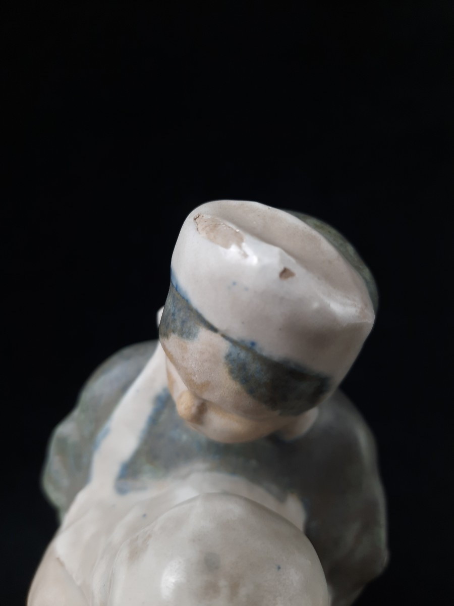 Berthe Savigny (henriot) - Figurine En Grès De Quimper-photo-2
