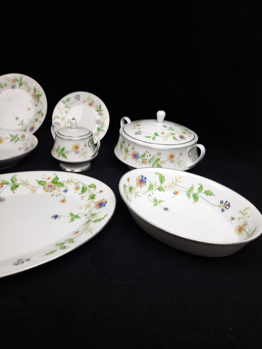 Noritake - Floral Porcelain Service-photo-2