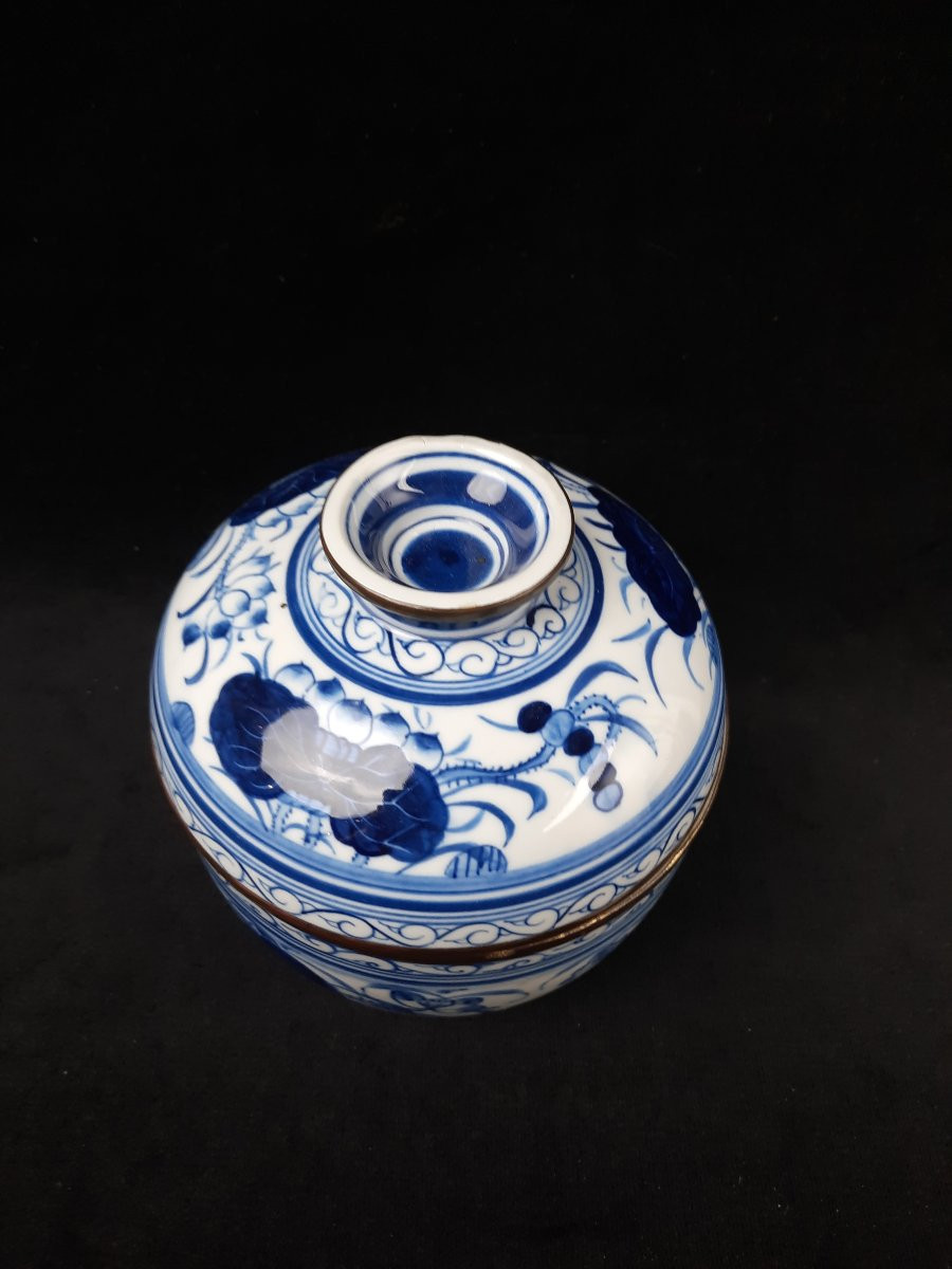 Potiche En Porcelaine Couverte - Chine -photo-2