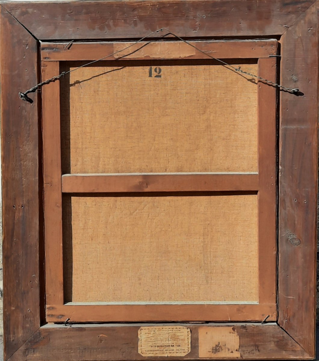 Marius Markey (xxe Siècle) - Huile Sur Toile - Vue De La Fenêtre-photo-2