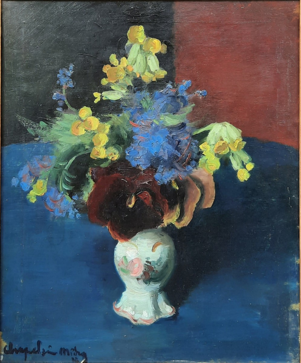 Roger Chapelain-midy (1904-1992) - Huile Sur Toile - Nature Morte