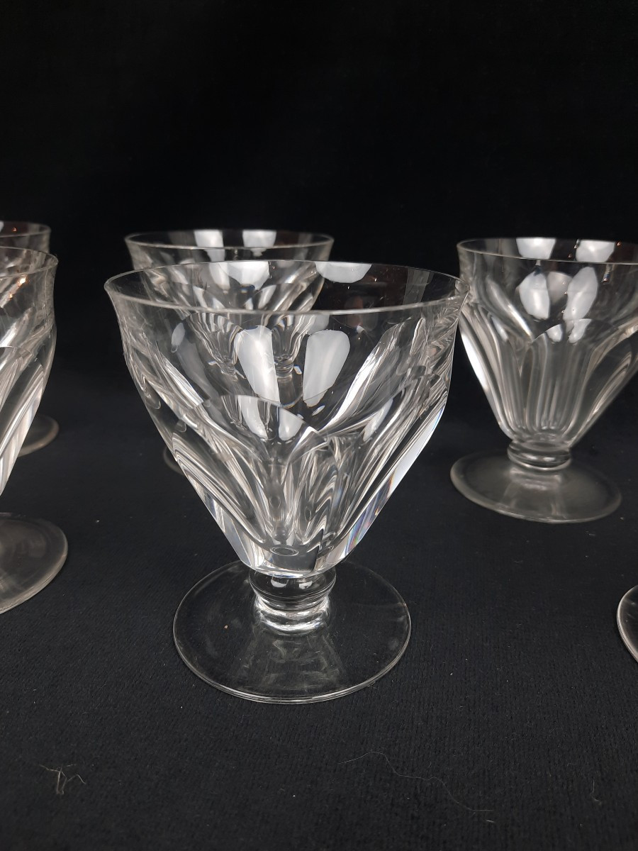 Baccarat - Série de verres à eau  en cristal - Talleyrand