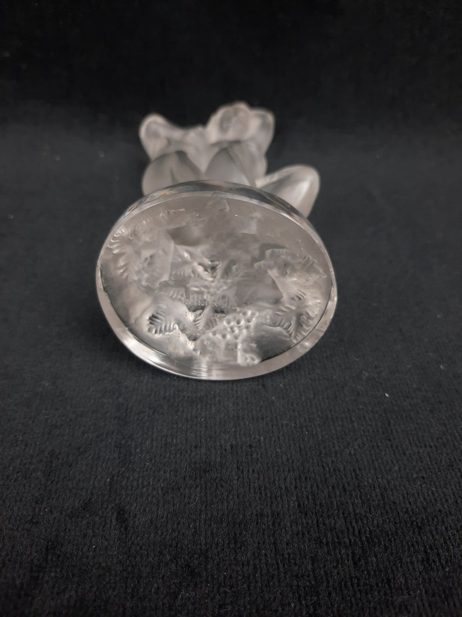 Lalique France - Sculpture en cristal - Pan et Diane-photo-4