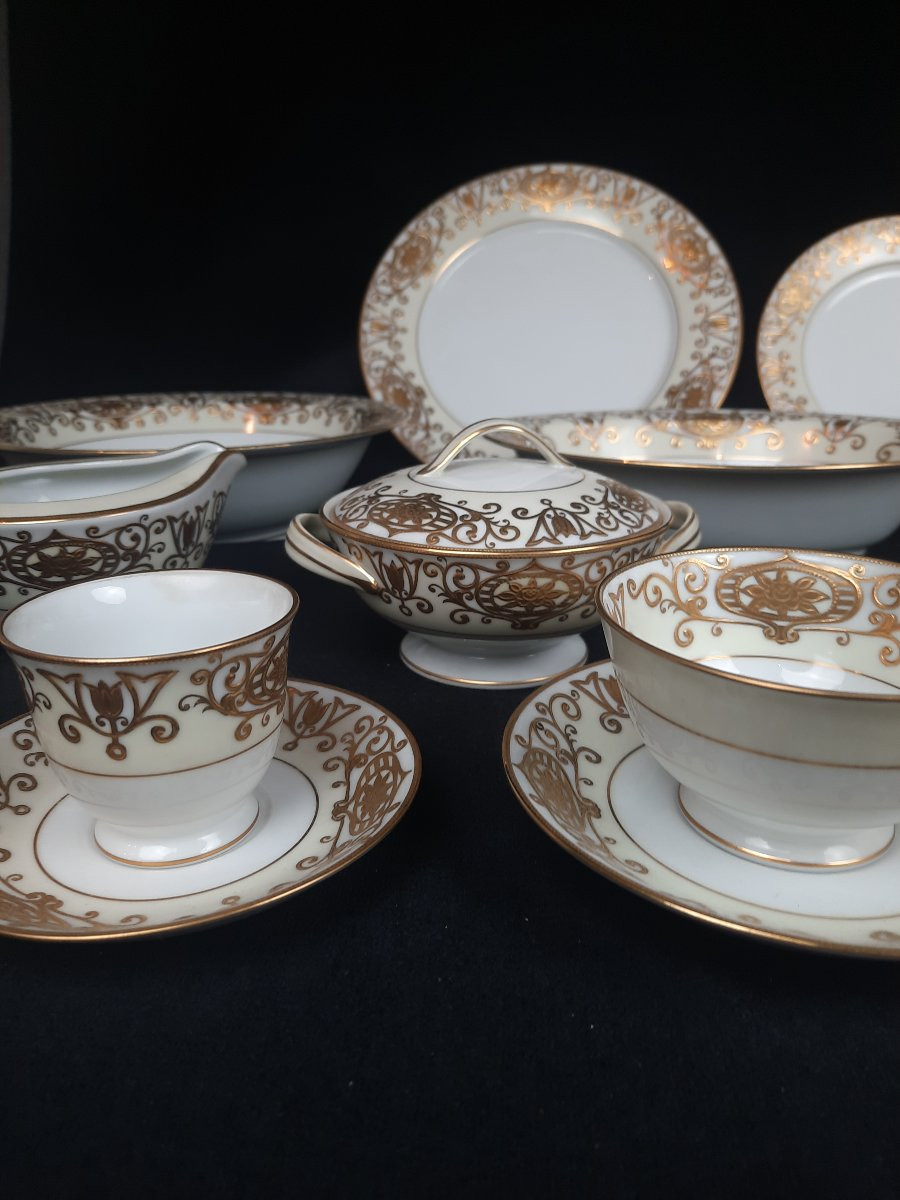 Partie de service en porcelaine Noritake Japon - Christmas Ball-photo-1