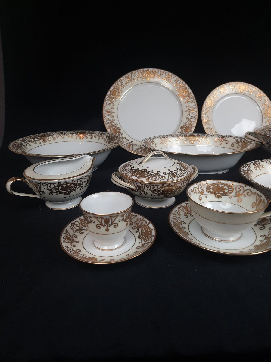 Partie de service en porcelaine Noritake Japon - Christmas Ball-photo-5