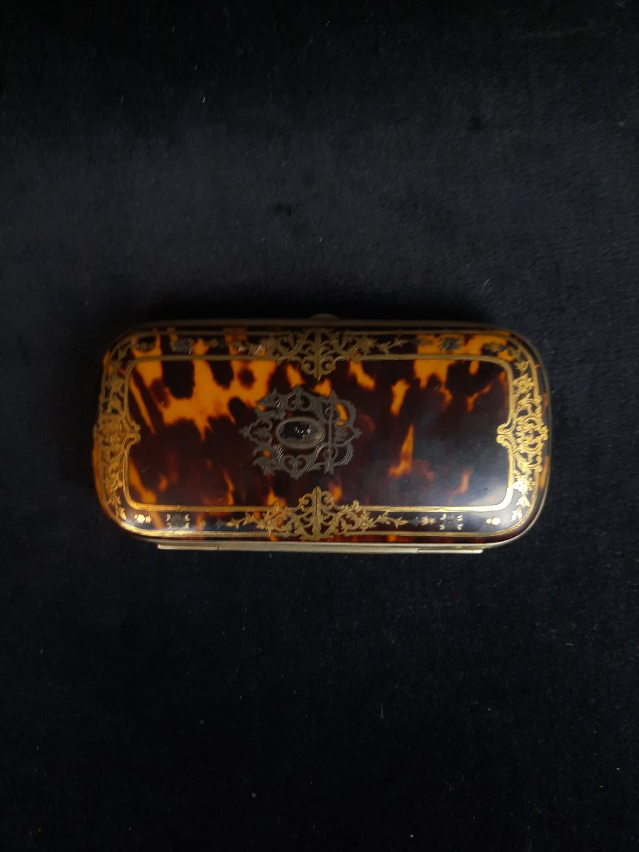 Etui à cigares écaille (XXe siècle)-photo-4