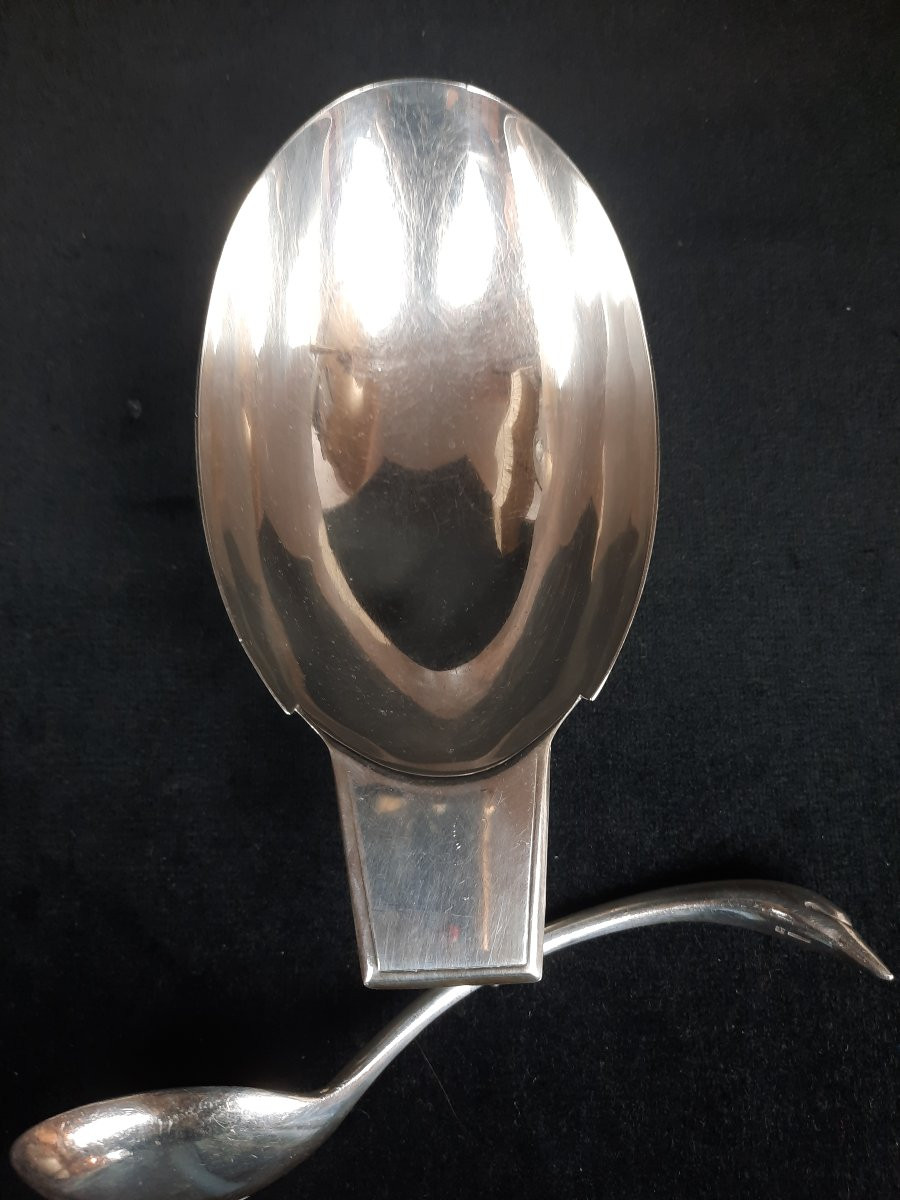 Christofle - Silver-plated Sauceboat - 20th Century-photo-2