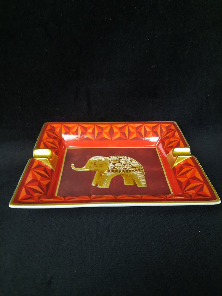 Hermès - Porcelain Ashtray - Elephant-photo-2