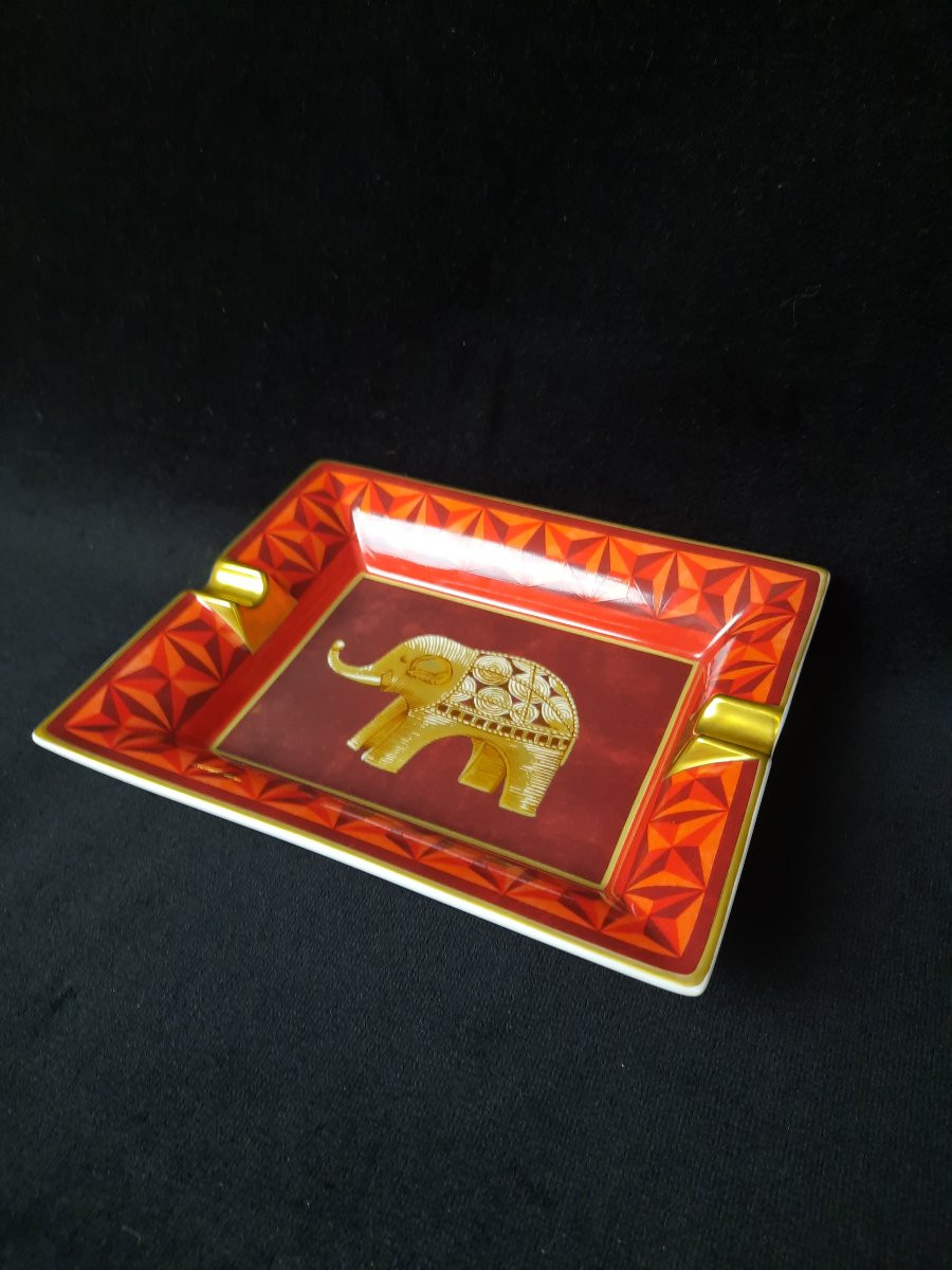 Hermès - Porcelain Ashtray - Elephant-photo-3