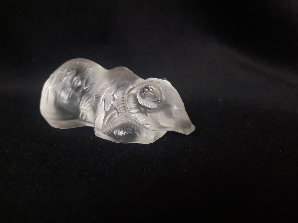 Lalique France - Presse papier Ours en cristal-photo-2