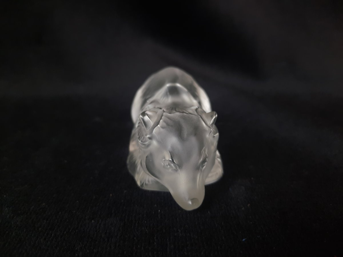 Lalique France - Presse papier Ours en cristal-photo-4
