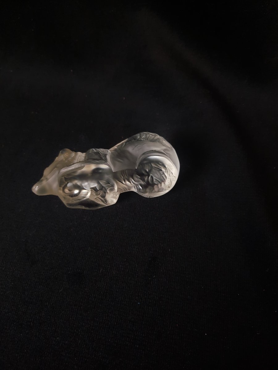 Lalique France - Presse papier Ours en cristal-photo-3