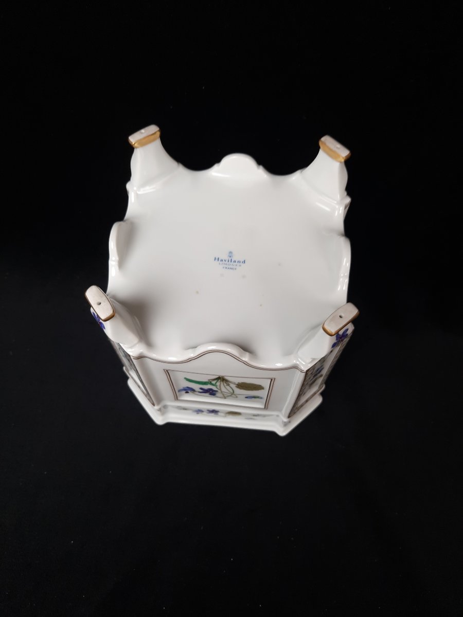 Cache pot en porcelaine Haviland-photo-1