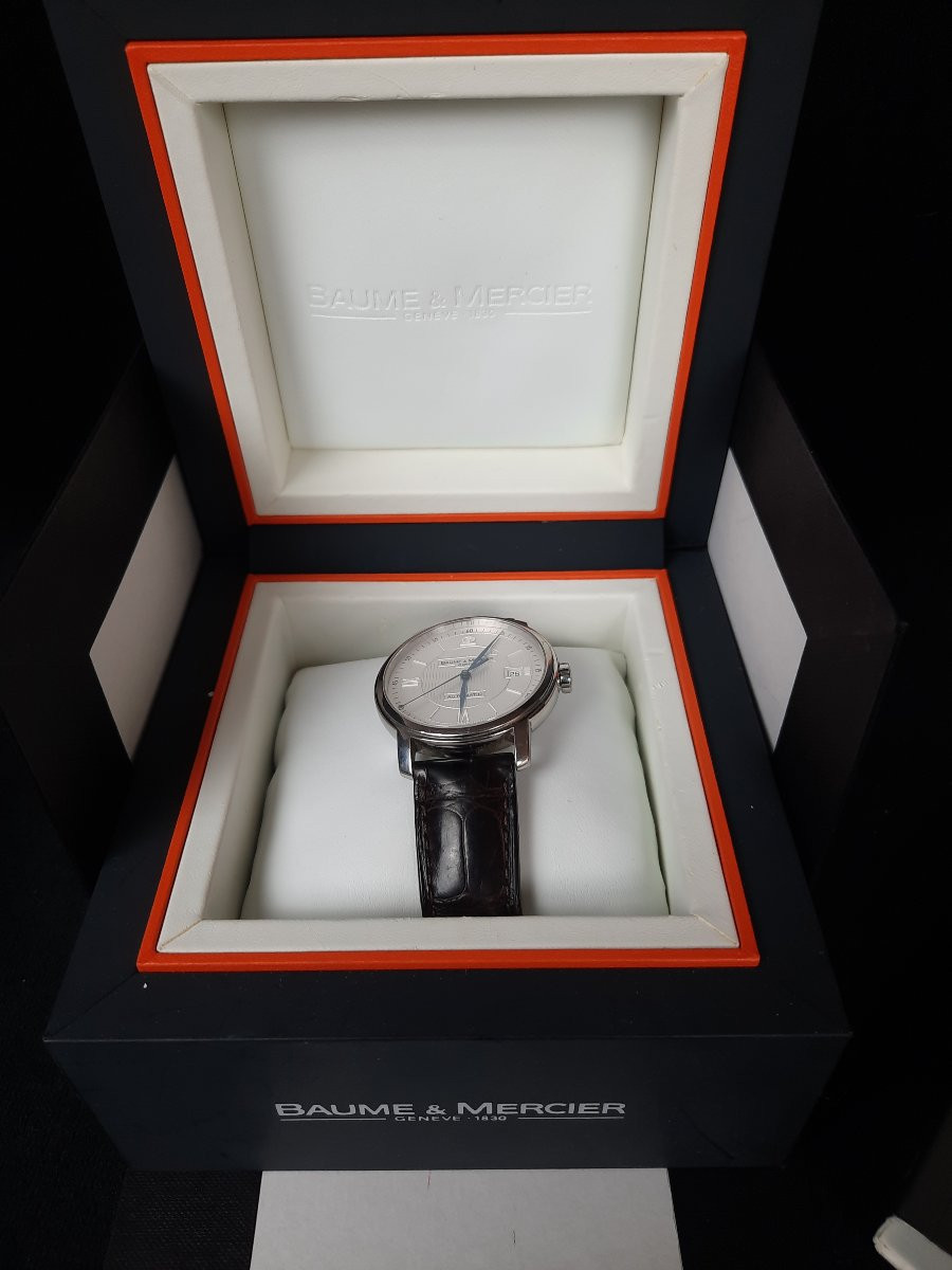 Baume Et Mercier - Automatic Watch With Leather Strap - Classica Model -photo-4