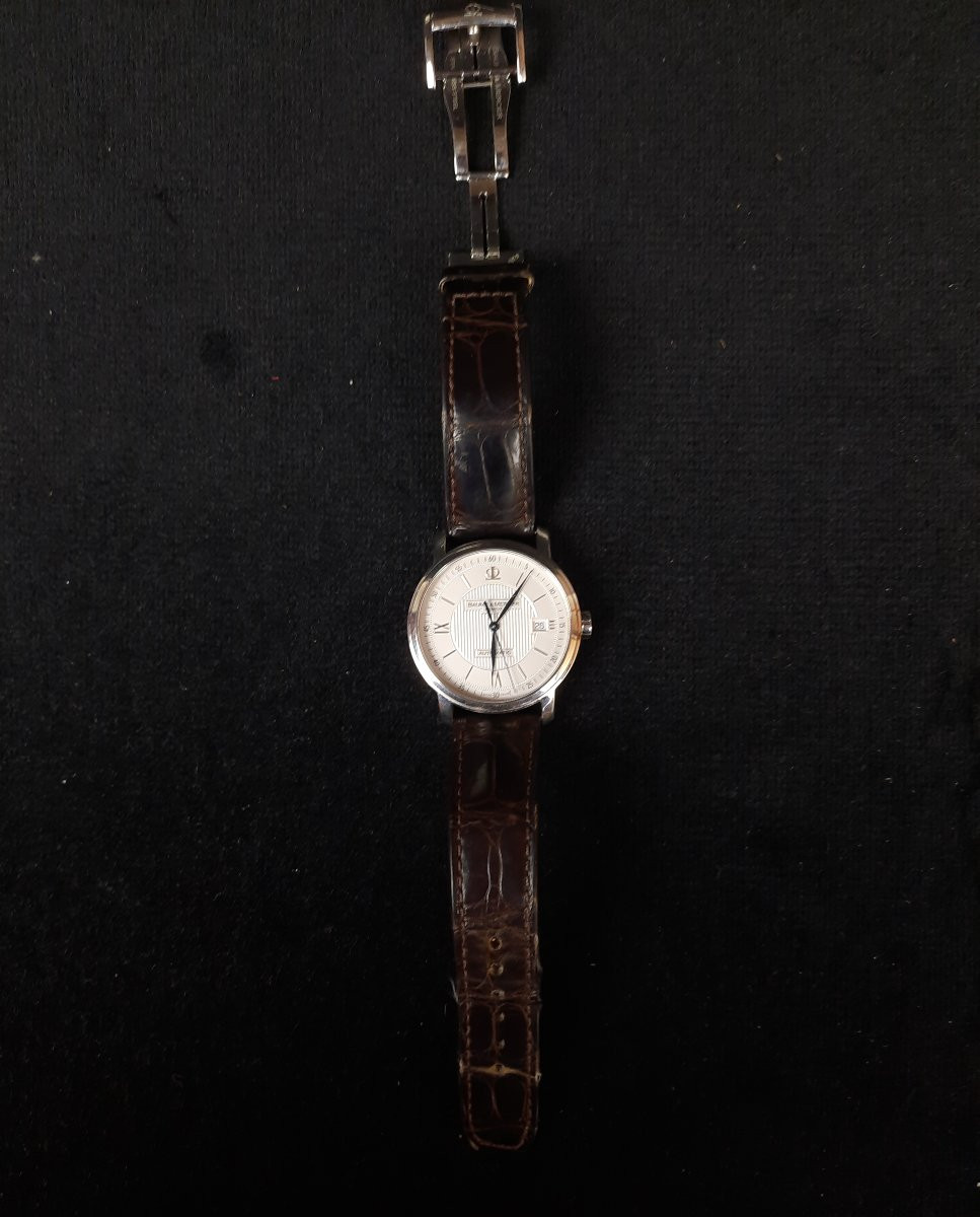 Baume Et Mercier - Automatic Watch With Leather Strap - Classica Model -photo-2