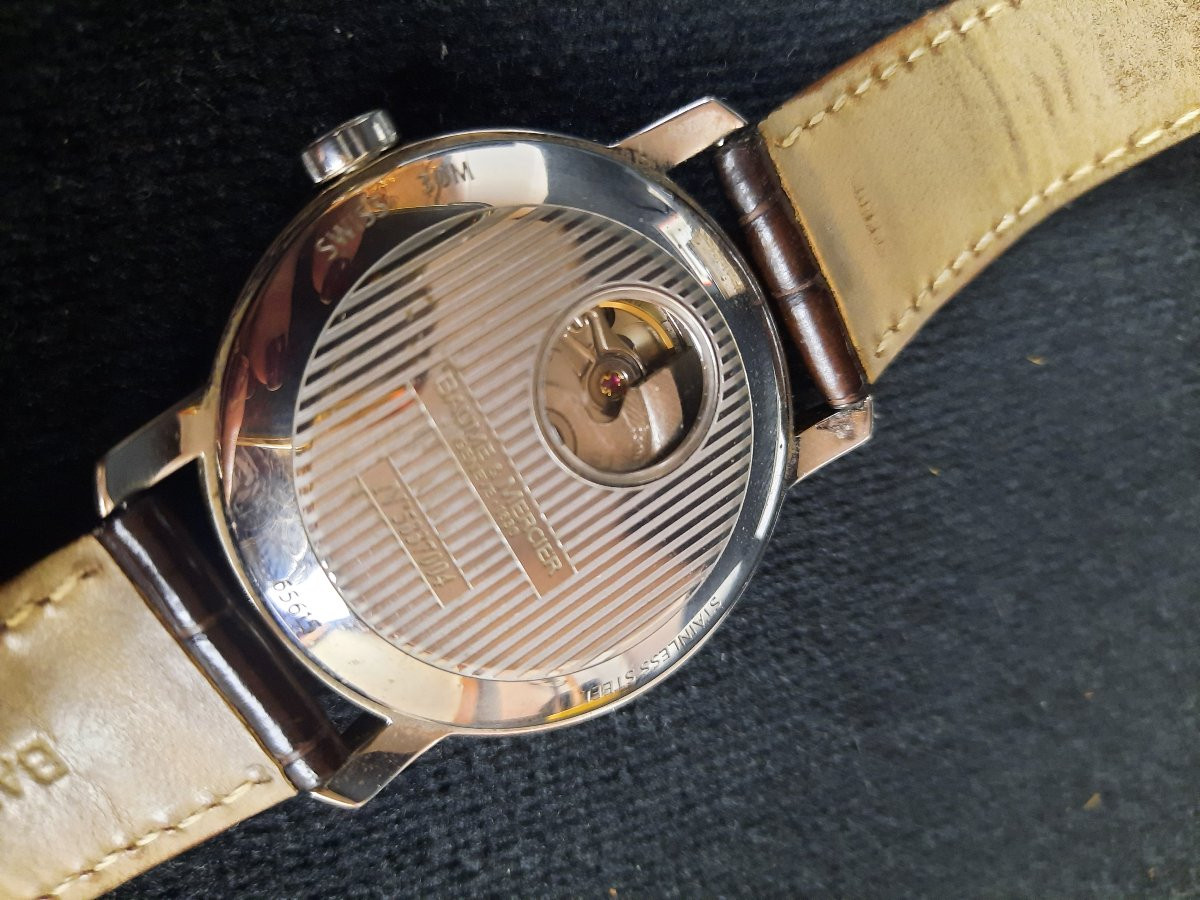 Baume Et Mercier - Automatic Watch With Leather Strap - Classica Model -photo-6