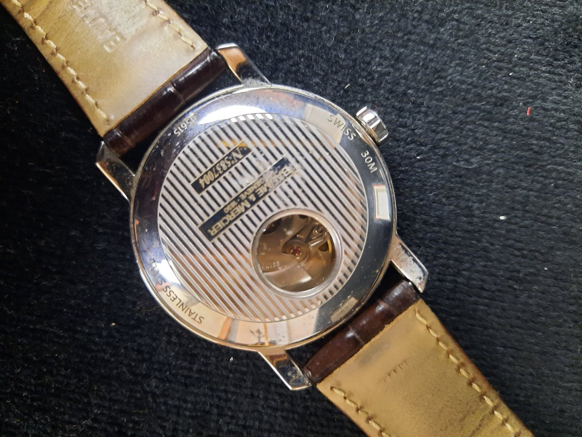 Baume Et Mercier - Automatic Watch With Leather Strap - Classica Model -photo-7