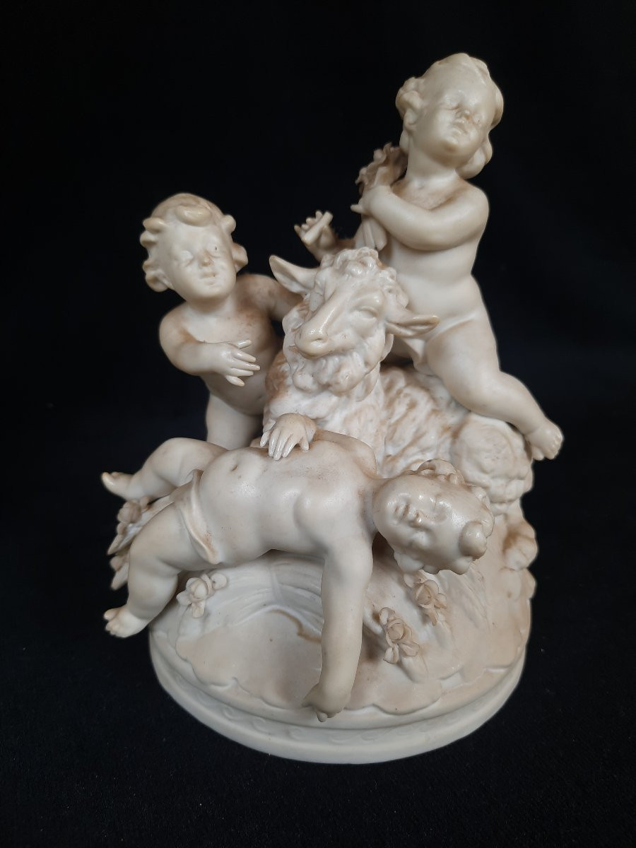Paire de biscuits Putti et moutons-photo-4
