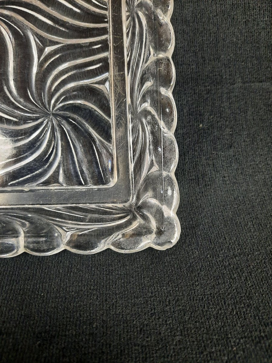 Baccarat - Plateau en cristal (XXe siècle)-photo-3
