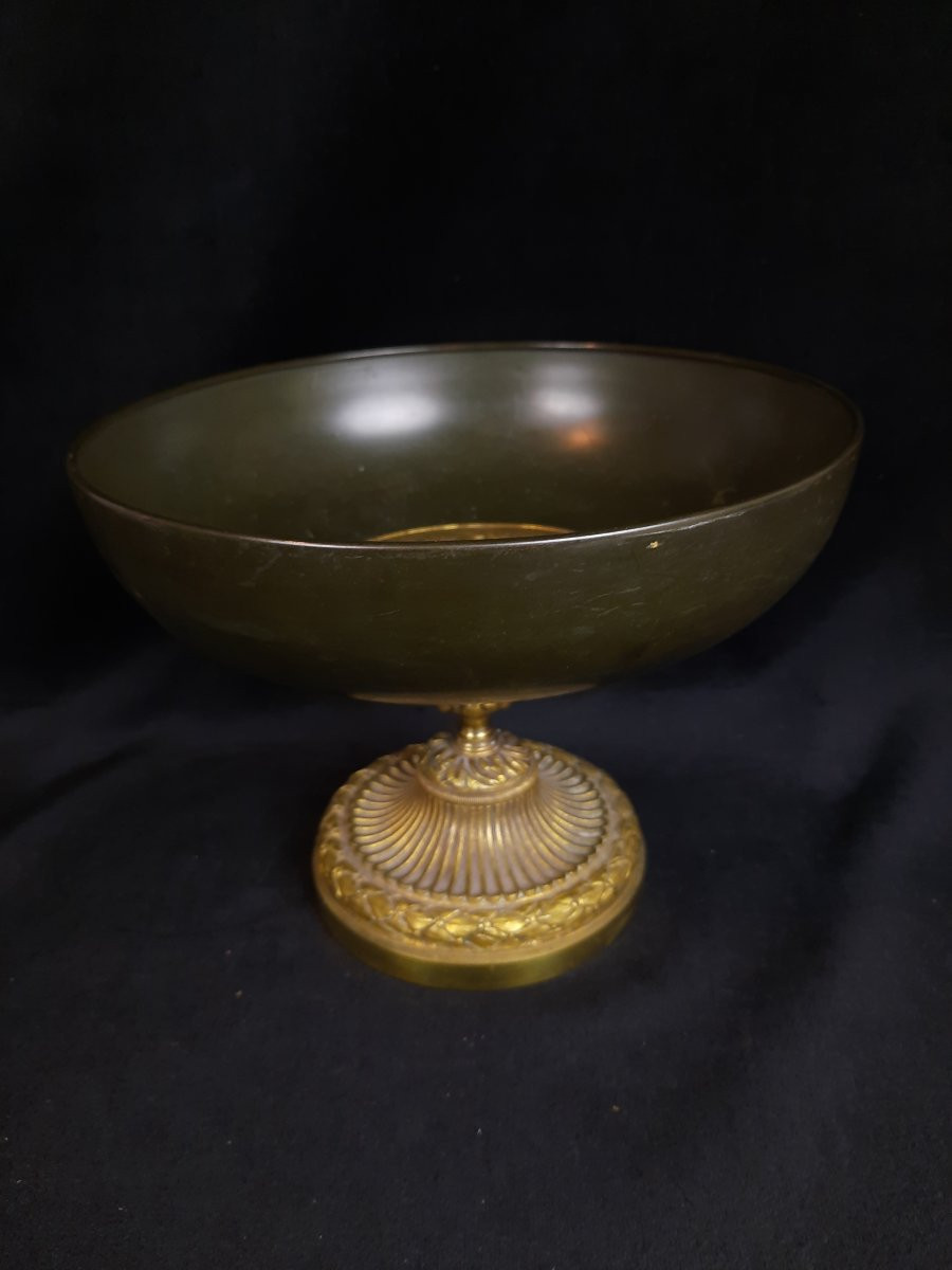 Louis-Théophile Hingre (1832-1911) - Coupe en bronze et métal-photo-2