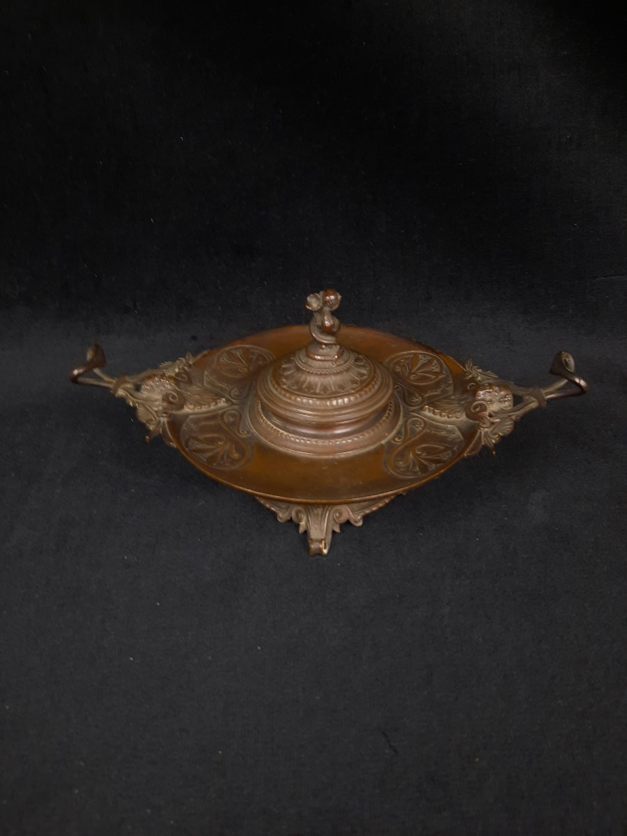 Bronze Inkwell (20th Century)-photo-2