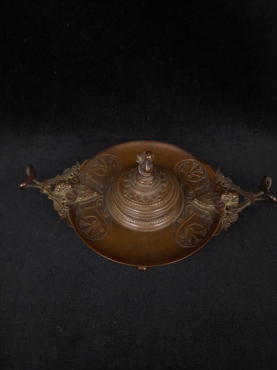 Bronze Inkwell (20th Century)-photo-3