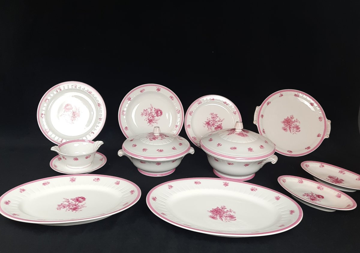 Haviland - Partie de service de table en porcelaine -photo-2