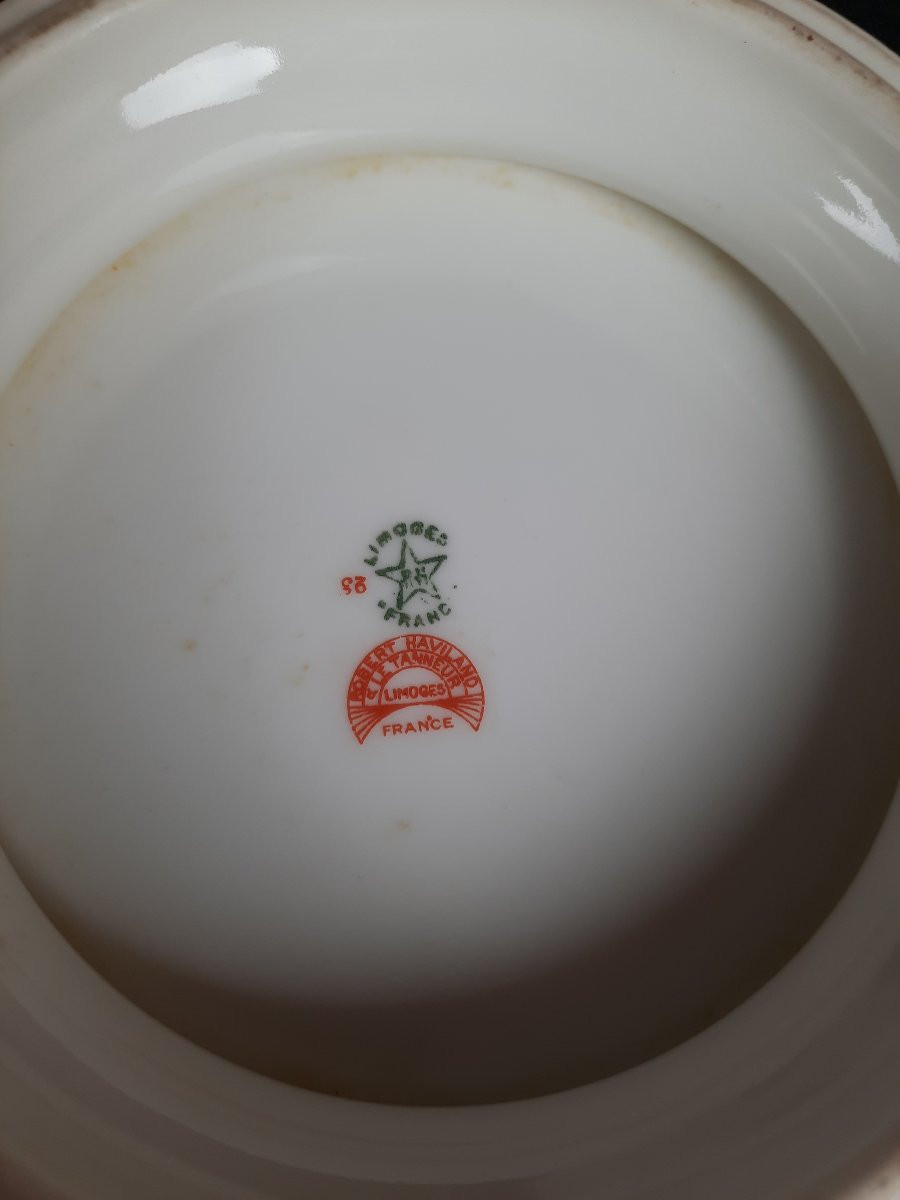 Haviland - Partie de service de table en porcelaine -photo-7