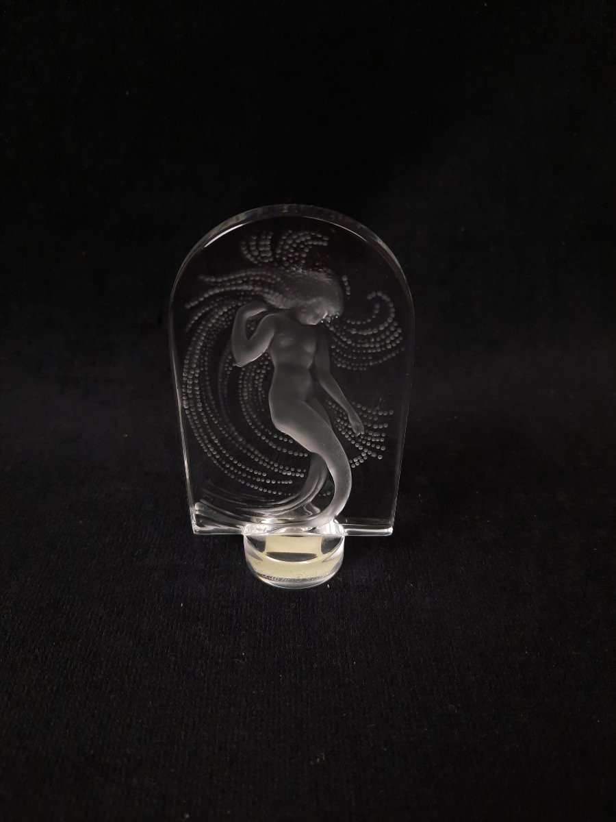 Lalique - Sculpture - Panneau en relief en cristal - Naïade-photo-2