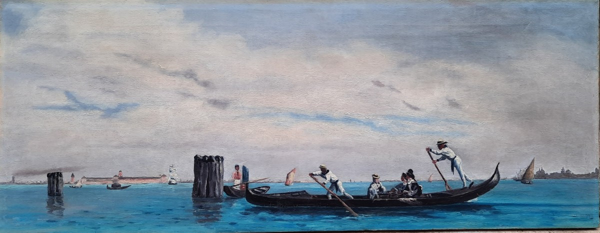 Huile sur toile - Venise (XIXe siècle)