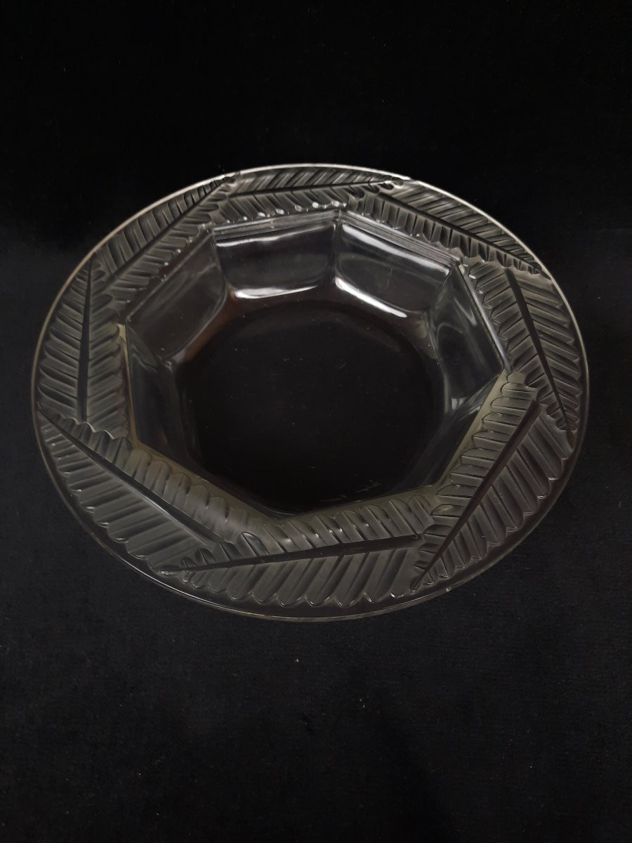 Lalique France - Coupe  en Verre moulé – Modèle Hespérides -photo-2