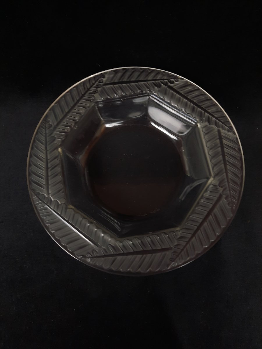 Lalique France - Coupe  en Verre moulé – Modèle Hespérides -photo-1