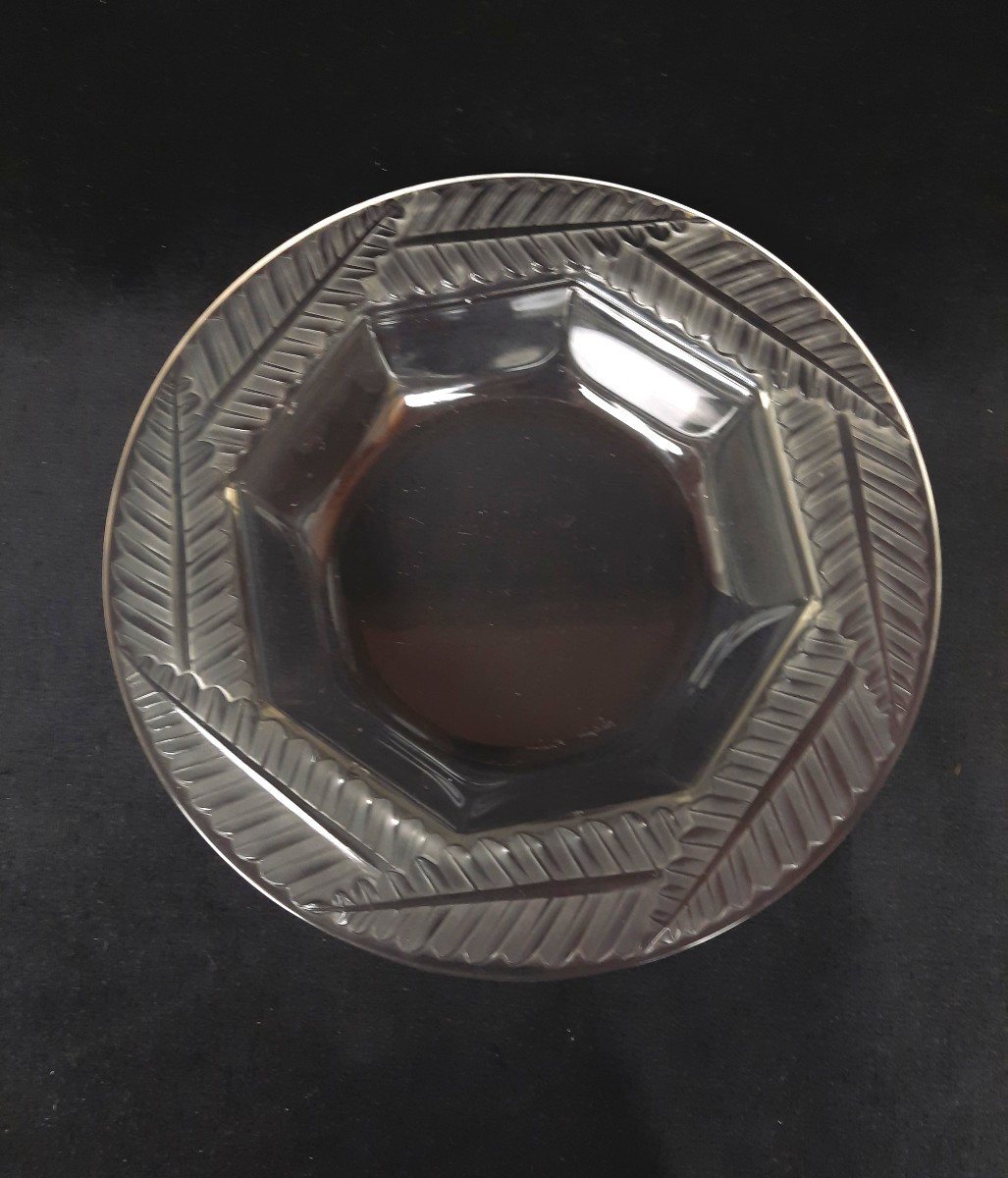 Lalique France - Coupe  en Verre moulé – Modèle Hespérides 