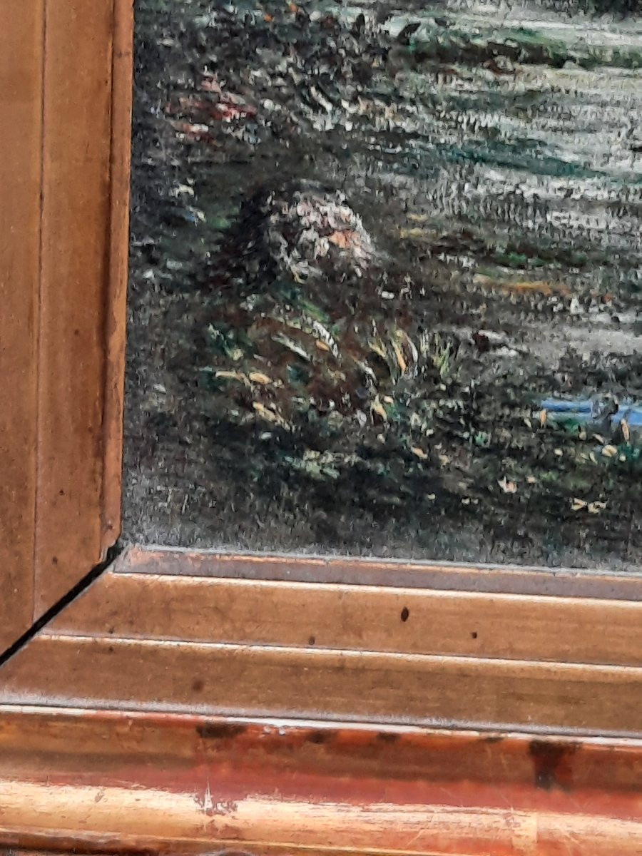 Narcisse Virgilio D&iacute;az de la Pe&ntilde;a  (1807-1876) - Huile sur toile - Sous-bois-photo-3