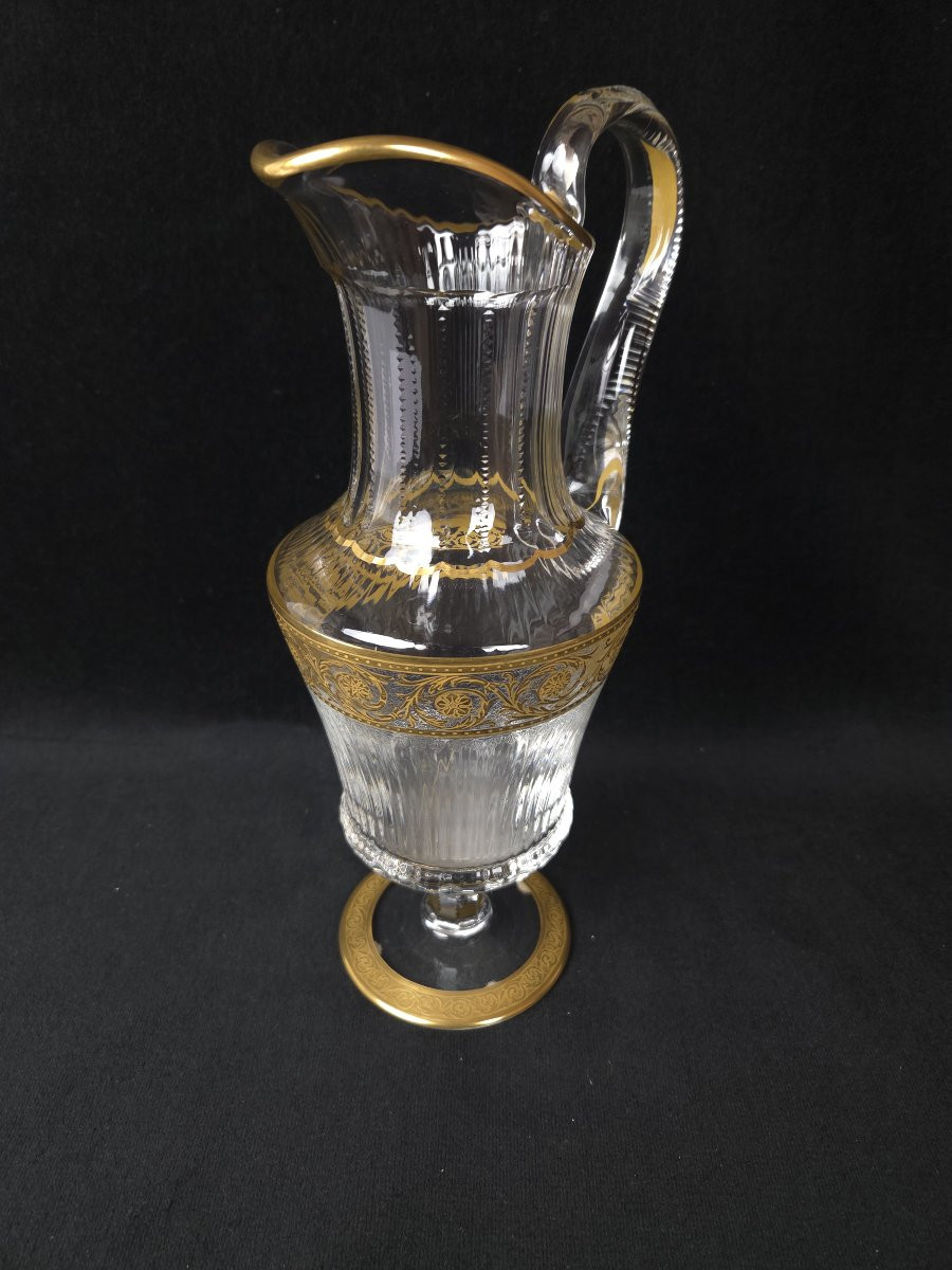 Saint-louis - Crystal Pitcher - Thistle Model-photo-2